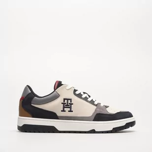 TOMMY HILFIGER TH BASKET BETTER SUEDE MIX - Tommy Hilfiger - Buty sportowe męskie - miniaturka - grafika 1