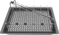Akcesoria i części AGD - Bosch AirFry & Grillset HEZ635001, baking tray anthracite, enamelled - miniaturka - grafika 1