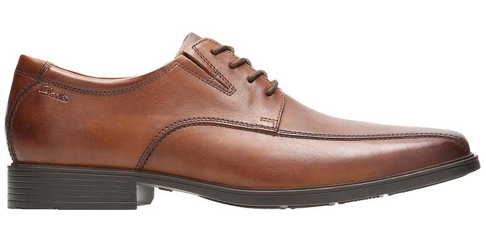 Półbuty męskie Clarks Tilden Walk brązowe 40