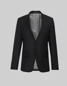 Marynarki męskie - marynarka do zestawu martello czarny slim fit - miniaturka - grafika 1