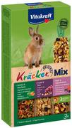 Przysmaki dla gryzoni - Vitakraft krakersy dla królików miniaturek Trio-Mix - 3 x 3 szt. (warzywa, winogrona, owoce leśne) - miniaturka - grafika 1