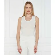 Koszulki i topy damskie - Patrizia Pepe Top Slim Fit - miniaturka - grafika 1