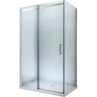Kabiny prysznicowe - Mexen Omega kabina prysznicowa rozsuwana 100x80 cm, transparent, chrom - 825-100-080-01-00 - miniaturka - grafika 1