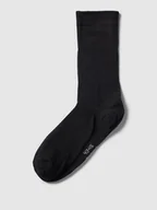 Skarpetki męskie - Skarpety w jednolitym kolorze w zestawie 2 szt. model ‘Crew Sock’ - miniaturka - grafika 1