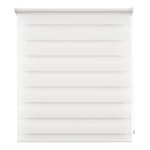 Roleta dzień/noc Adele 90 x 140 cm biała - Rolety - miniaturka - grafika 1