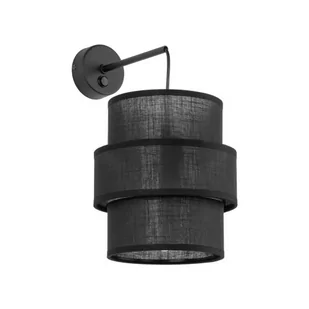 CALISTO BLACK KINKIET 1 - Lampy ścienne - miniaturka - grafika 1