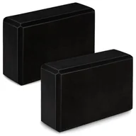 Klocki do jogi - Kostka piankowa do jogi, 2 sztuki, NS-962, czarny - miniaturka - grafika 1