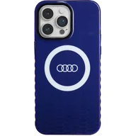 Etui i futerały do telefonów - Audi IML Big Logo MagSafe Case iPhone 13 Pro Max 6.7" niebieski/navy blue hardcase AU-IMLMIP13PM-Q5/D2-BE - miniaturka - grafika 1