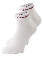 Skarpetki męskie - Tommy Hilfiger Skarpety pakowane po 2 szt. Mężczyźni Bawełna biały jednolity, 39-42 - miniaturka - grafika 1