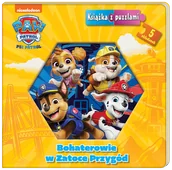 Powieści i opowiadania - Bohaterowie w Zatoce Przygód. Psi Patrol. Książka z puzzlami - miniaturka - grafika 1