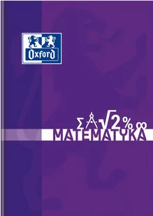 Oxford Brulion A5/80K kratka Matematyka (5szt) - Zeszyty szkolne - miniaturka - grafika 1