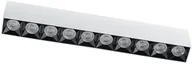 Lampy sufitowe - Nowodvorski Midi 10050 spot listwa plafon lampa sufitowa 10x40W LED biały - miniaturka - grafika 1