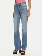 Spodnie damskie - Versace Jeans Couture Jeansy 78HAB5D8 Granatowy Slim Fit - miniaturka - grafika 1