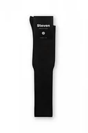 Skarpetki męskie - Steven 008 merino czarne podkolanówki męskie - miniaturka - grafika 1