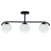 Lampy sufitowe - Lampa sufitowa Amadeo 33-35417 Candellux kule do sypialni czarna biała - miniaturka - grafika 1