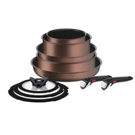 Zestawy garnków i patelni - Tefal Zestaw patelni Ingenio Resource L7659042 10 elementów - miniaturka - grafika 1