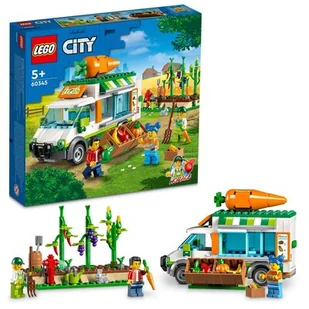 LEGO City Furgonetka na targu 60345 - Klocki - miniaturka - grafika 1
