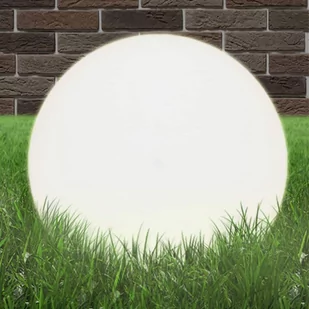 vidaXL Lampa zewnętrzna LED, kula 50 cm, PMMA - Lampy ogrodowe - miniaturka - grafika 1