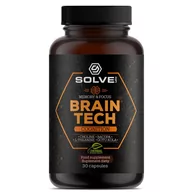 Suplementy diety - Brain Tech - Nootropik MEMORY & FOCUS 60 Kaps - Solve Labs - miniaturka - grafika 1