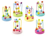 Zabawki interaktywne dla dzieci - Viga Pętla motoryczna pastelowa z nadrukiem V50047 - miniaturka - grafika 1