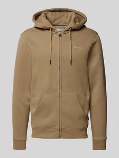 Bluza rozpinana z detalem z logo model ‘Downton’ - Koszulki męskie - miniaturka - grafika 1
