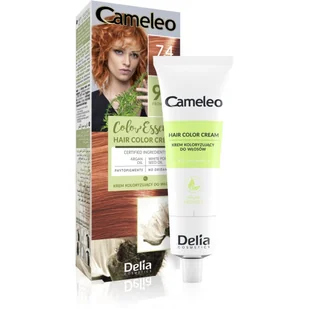 Delia Cameleo Krem koloryzujący do włosów 7.4 Copper Red 75 g - Farby do włosów i szampony koloryzujące - miniaturka - grafika 1