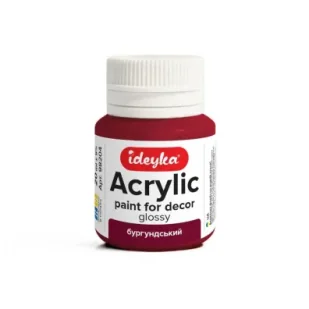 Ideyka Farba akrylowa Burgundy 20ml - Farby i media malarskie - miniaturka - grafika 1