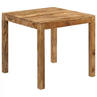 vidaXL Stół jadalniany z litego drewna mango, 82 x 80 x 76 cm - Stoły - miniaturka - grafika 1