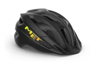 Kaski rowerowe - Kask rowerowy dla dzieci MET Crackerjack II czarny - miniaturka - grafika 1