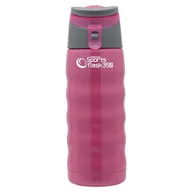 Kubki termiczne - Grunwerg Kubek termiczny Sport Plus, różowy, 350 ml - miniaturka - grafika 1