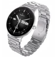 Smartwatch - Garett Quantum Srebrny stalowy - miniaturka - grafika 1