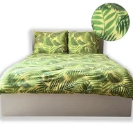 Pościel - Komplet pościeli polarowej 160x200+70/80 gruba zimowa miękka POLAR Zielony - miniaturka - grafika 1