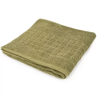 Ręcznik kąpielowy Soft oliwkowozielony, 70 x 140 cm, 70 x 140 cm - Ręczniki - miniaturka - grafika 1