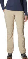 Spodnie damskie - Columbia Silver Ridge Utility Convertible Pant 2037611271, Spodnie, Damskie, Beżowy, Rozmiar: 40 - miniaturka - grafika 1