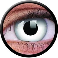 Soczewki kontaktowe - Maxvue Vision Crazy Lens WhiteOut, 2 szt. moc 0.0 zerówki - miniaturka - grafika 1