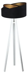 Czarno-biała nowoczesna lampa stojąca trójnóg Cisypy - Lampy stojące - miniaturka - grafika 1