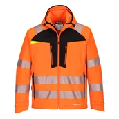 Odzież robocza - PORTWEST DX475 SOFTSHELL OSTRZEGAWCZY DX4 (3L); POMARAŃCZOWY/CZARNY - miniaturka - grafika 1