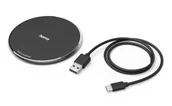 Ładowarki do telefonów - Ładowarka indukcyjna HAMA QI-FC10 USB-C 10W Czarny - miniaturka - grafika 1