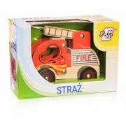 Samochody i pojazdy dla dzieci - Drewniane auto - straż pożarna Daffi - miniaturka - grafika 1