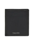 Portfele - Calvin Klein Duży Portfel Męski Ck Leather Comp Trifold W C &Car LV04D1029G Czarny - miniaturka - grafika 1
