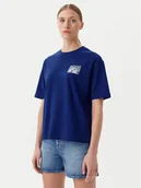 Koszulki i topy damskie - Napapijri T-Shirt S-Nice NP0A4IG4 Niebieski Regular Fit - miniaturka - grafika 1