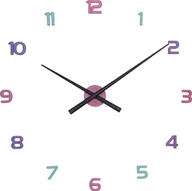 Zegary - JVD Zegar ścienny naklejany kolorowy JVD HT466.1 na ścianę, szybę.. - miniaturka - grafika 1