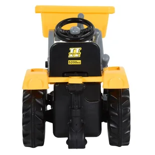 shumee Traktor dziecięcy z łyżką koparki i pedałami żółto czarny - Jeździki dla dzieci - miniaturka - grafika 1
