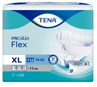 Pieluchy dla dorosłych - SCA Tena ESSITY POLAND SP. Z O.O. ProSkin Flex Plus pieluchomajtki z regulowanym pasem mocującym rozmiar XL 30 sztuk 9091963 - miniaturka - grafika 1