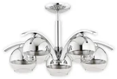 Lampy sufitowe - Lemir Leo żyrandol 5 -punktowy O2525 W5 CH - miniaturka - grafika 1