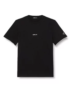 Replay T-shirt męski, 098 BLACK, L - Koszulki męskie - miniaturka - grafika 1