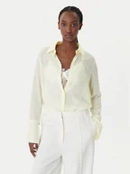 Koszule damskie - Patrizia Pepe Koszula 8C0703/A156-Y478 Żółty Regular Fit - miniaturka - grafika 1