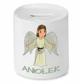 Skarbonki - Skarbonka dla Emilii na Urodziny Idealny Prezent z Nadrukiem ze Zdjęciem + Opakowanie na prezent (wzór 01) - miniaturka - grafika 1