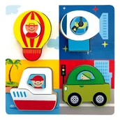 Układanki dla dzieci - Bino Puzzle 3D - transport - miniaturka - grafika 1
