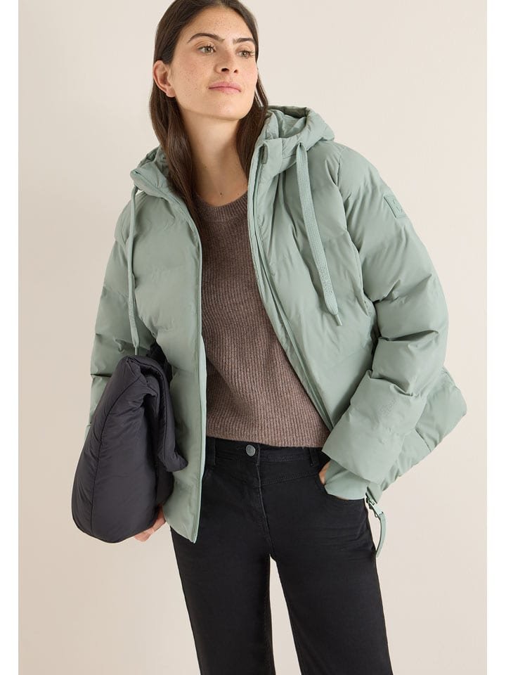 Cecil Kurtka pikowana w kolorze zielonym